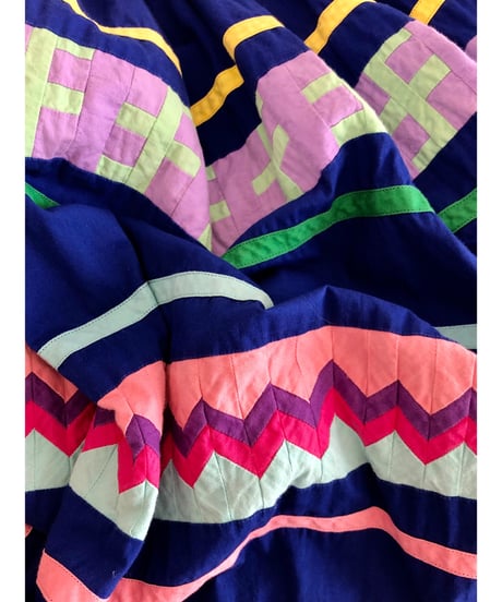 50-60s seminole patchwork skirt