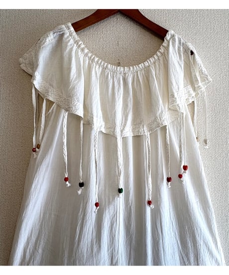 ruffle collar all-in-one