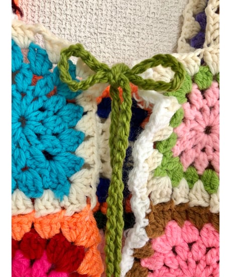 granny square vest