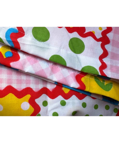 patchwork print super wide leg pants A（70s fabric）