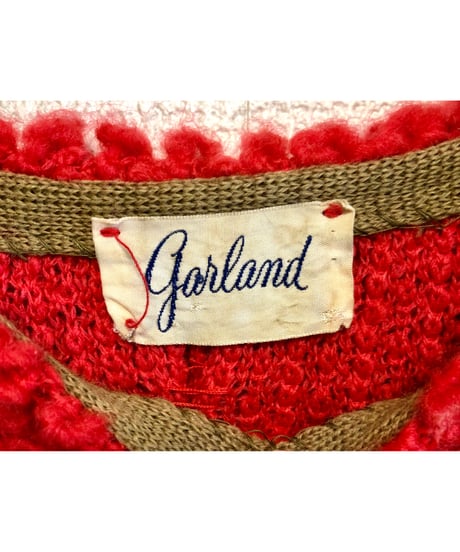 60s colorful knit vest