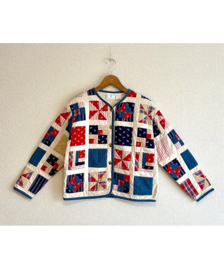 patchwork quilted jacket