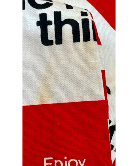 70s coca-cola print cotton pants