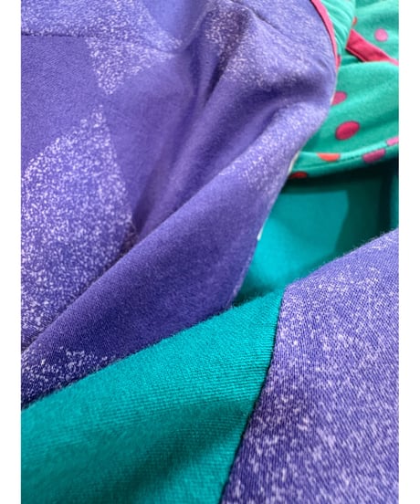 80s flare sleeve Jeanne marc dress