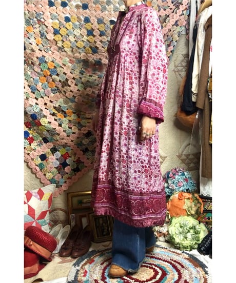 vintage indian cotton dress ②