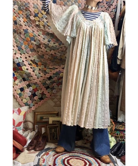 vintage greece gauze one-piece
