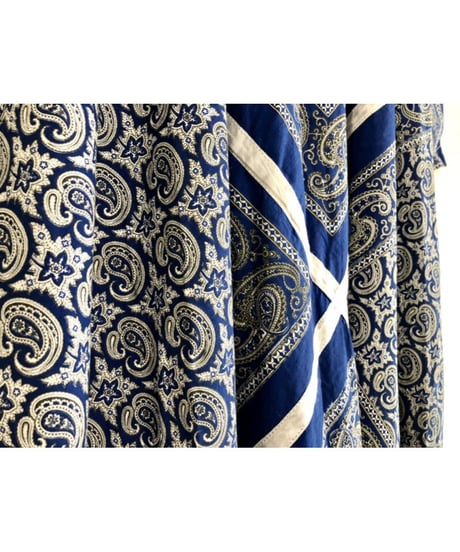 paisley handkerchief motif dress