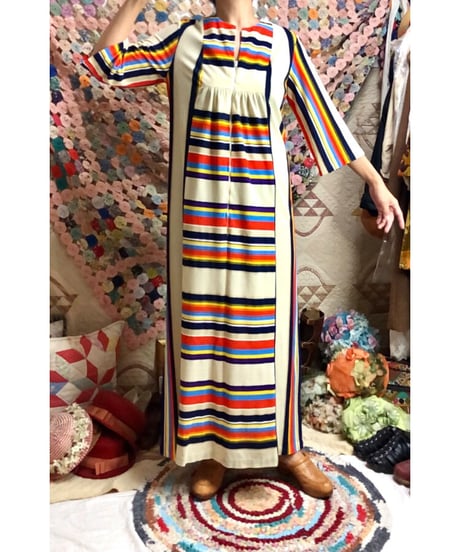70's pile dress