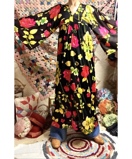 60's flower dress
