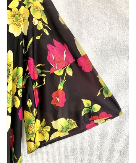 60's flower dress