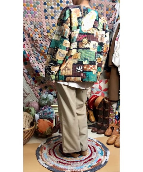 animal patch jacket