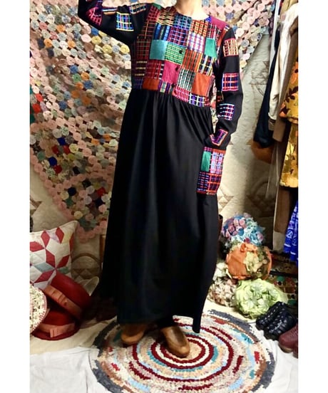 embroidered easy dress