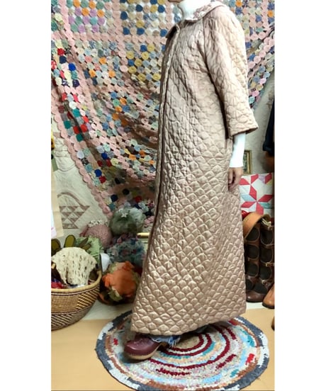 60s quilting robe