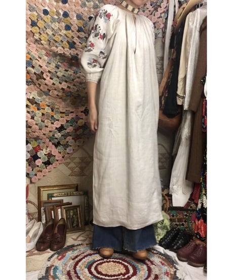 vintage ukrainian embroidered one-piece
