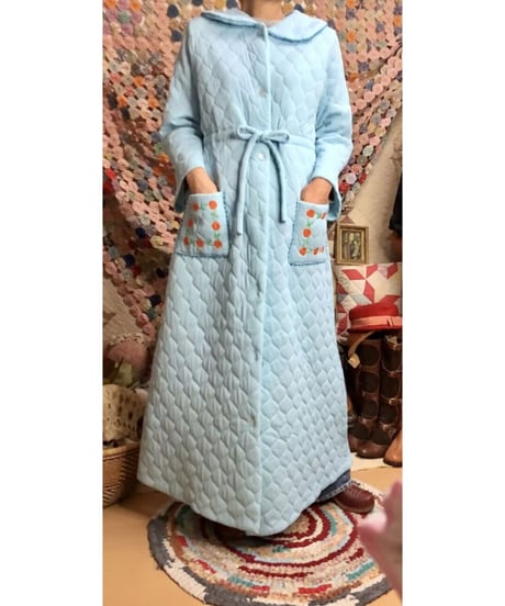 60s quilting robe（NOS）
