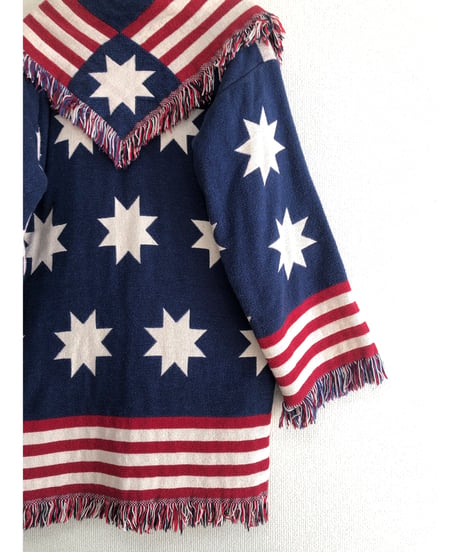 star&stripes fringe jacket