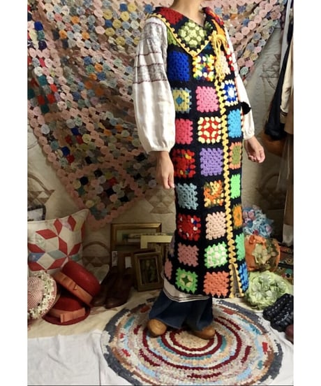 granny square dress