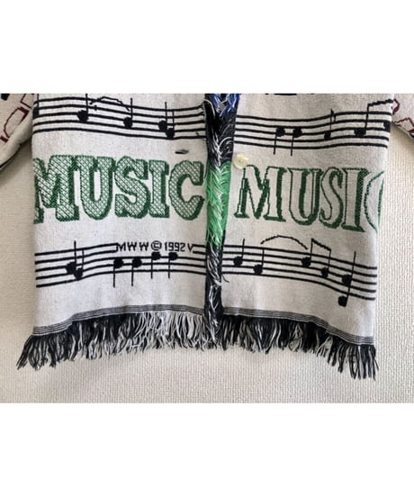 music tapestry fringe jacket