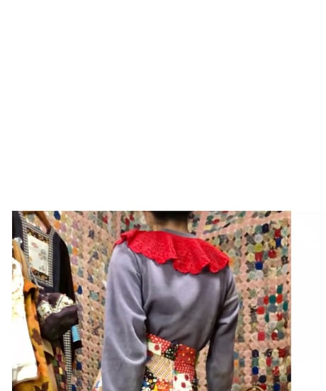 crochet collar（red）