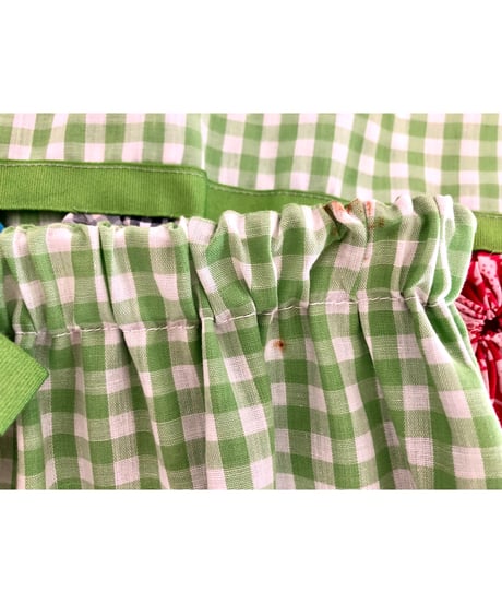 70s yo-yo quilt skirt