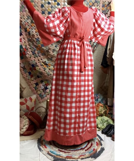 70's plaid dress