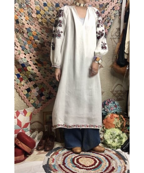 ukrainian embroidered one-piece(berry)