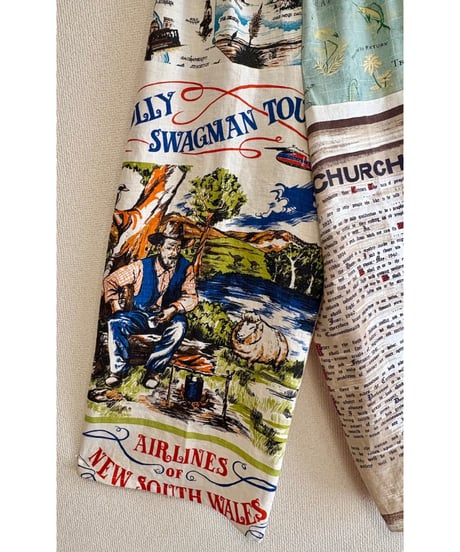 tea towel super wide leg pants A