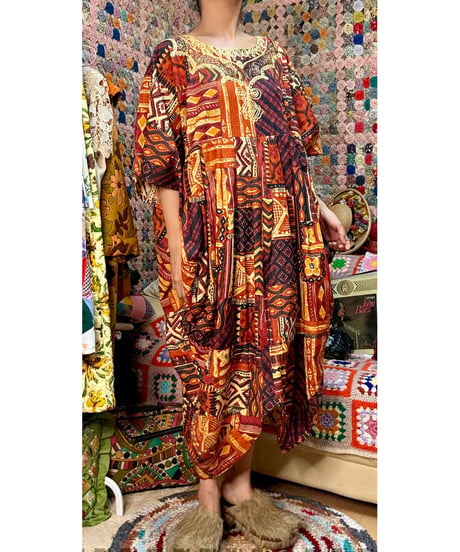 embroidered cotton dress