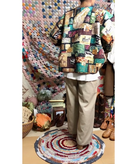 animal patch jacket