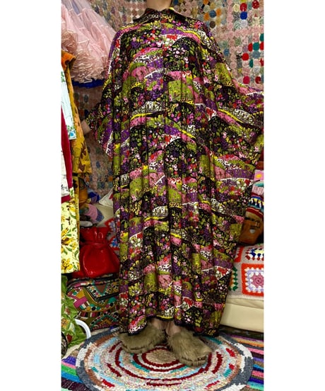 60s botanical dress