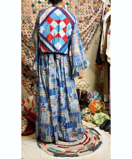 vintage patchwork vest