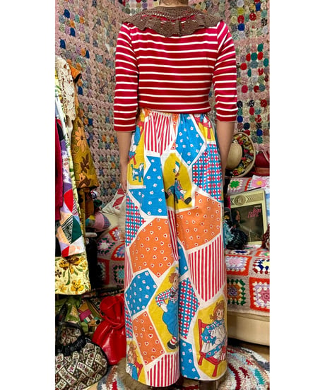 Raggedy Ann & Andy wide leg pants（B）