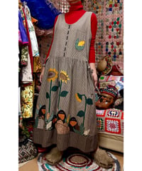 90s flower patch dress