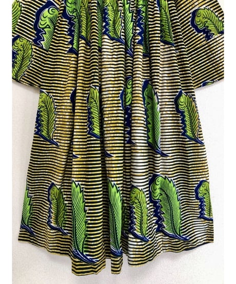 bell sleeve batik dress