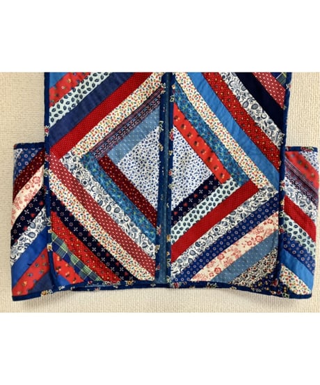 vintage patchwork vest