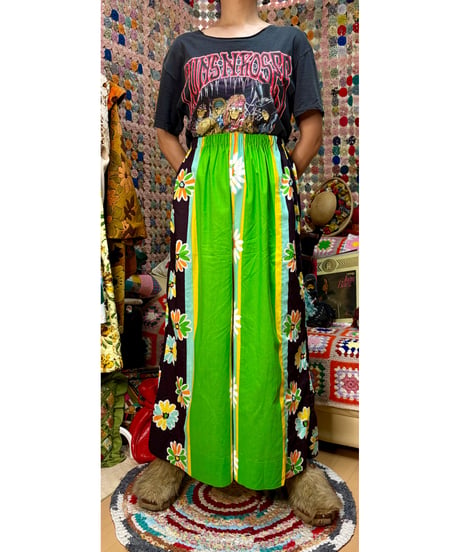 70s super wide leg pants 2piece