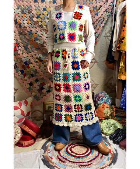 granny square skirt