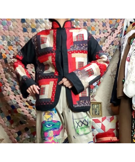 patchwork quilt jacket