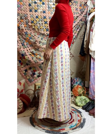 quilting flower skirt