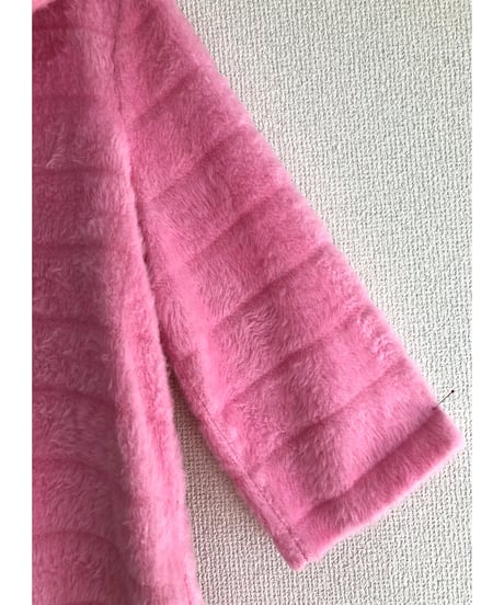 70s fleece fur coat