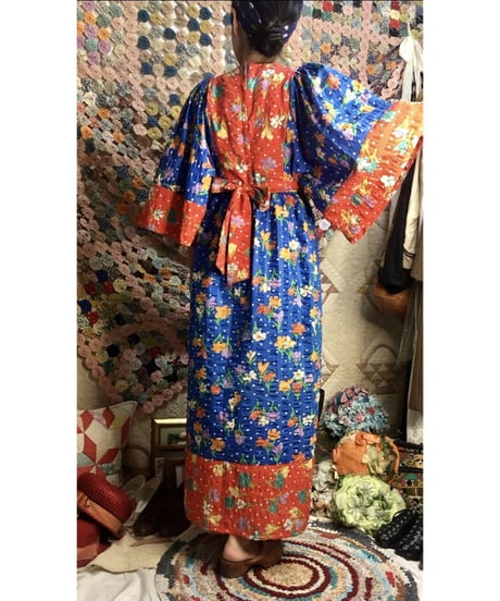 1970's flower one-piece
