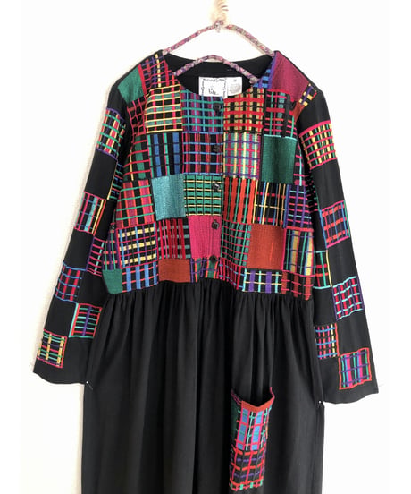 embroidered easy dress