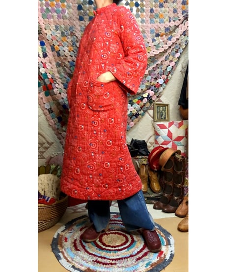 60-70s quilting robe
