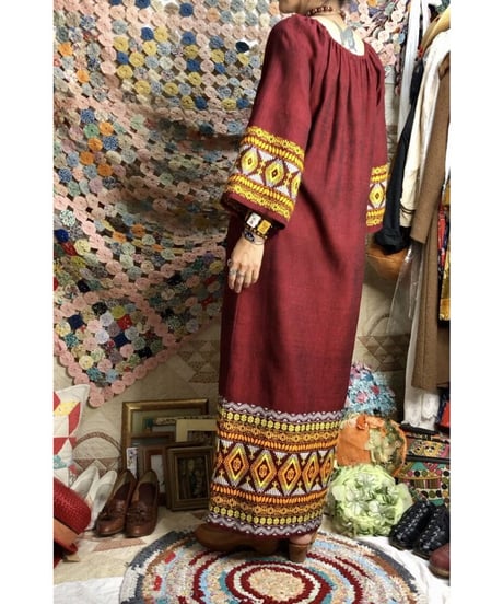 guatemala embroidered one-piece