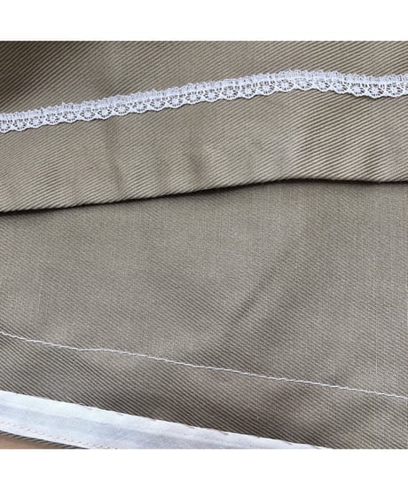 hand embroidered wrap skirt