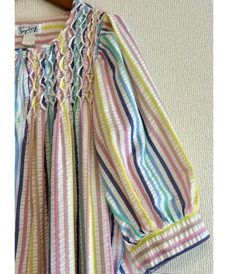 stripe easy dress