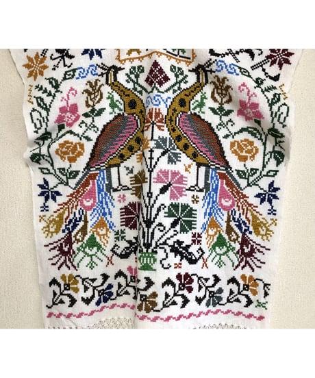 mexican peacock poncho