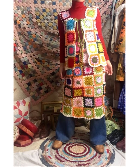 granny square vest
