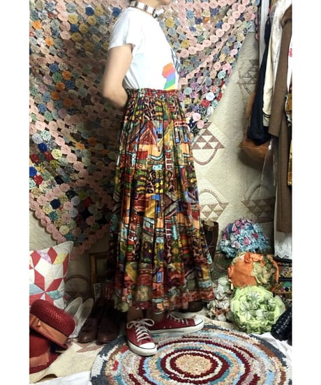 PHOOL indian cotton skirt
