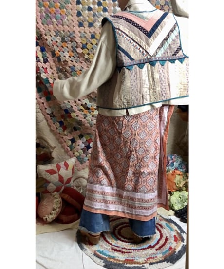 patchwork quilt vest